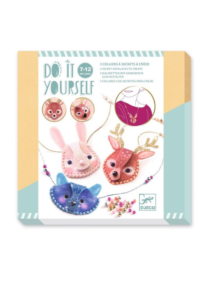 DIY 3 Collars Deslumbrants Djeco | Kit de manualitats creatives