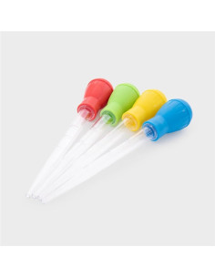 Pipetas Medidoras de Colores | Set de 4 pipetas sensoriales