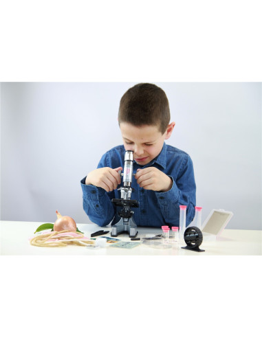 Microscopio Buki con 30 Experimentos | Laboratorio científico STEM
