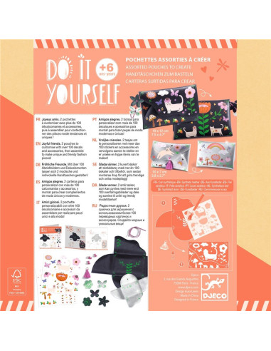 DIY Amics Alegres Djeco | Kit creatiu d'animals articulats