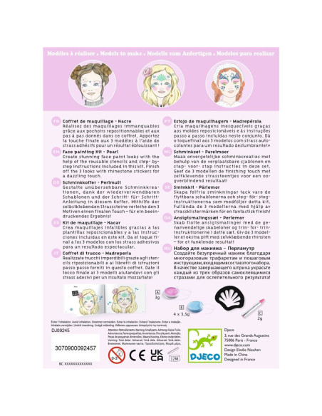 Maquillatge Nacre Djeco | Kit de maquillatge facial infantil
