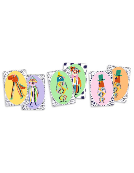 Speedy Crazy Djeco | Juego de cartas de observación y velocidad