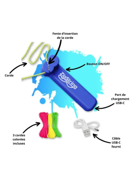 Llançador de corda màgica ZipString | Joc STEM