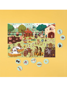 Puzzle Farmtastic Londji 36 piezas | +3 años 2