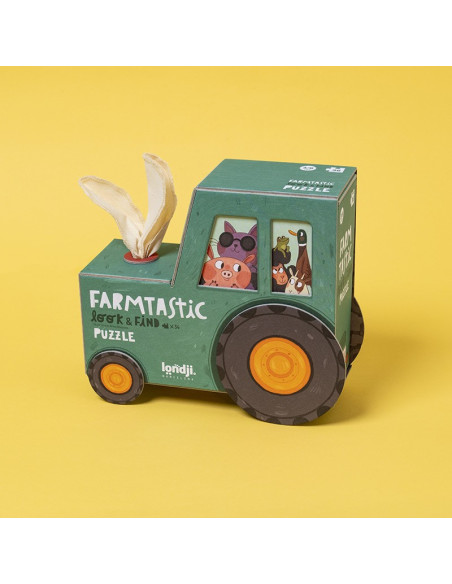 Puzzle Farmtastic Londji 36 piezas | +3 años