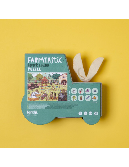 Puzzle Farmtastic Londji 36 piezas | +3 años