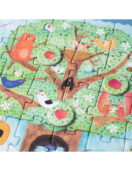 Tiny Puzzle Pommier Londji | Puzzle 36 piezas +4 años