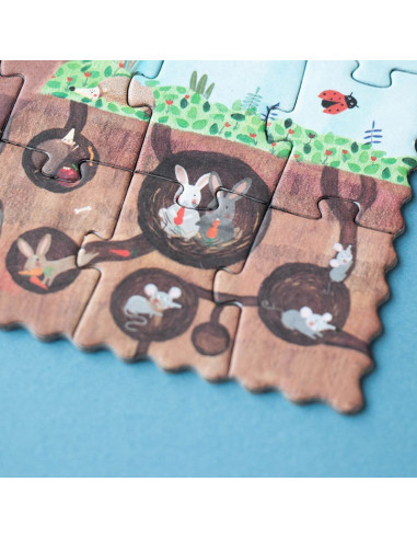 Tiny Puzzle Pommier Londji | Puzzle 36 piezas +4 años