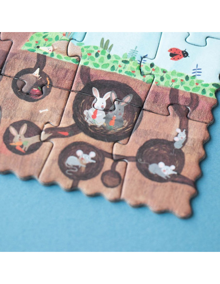 Tiny Puzzle Pommier Londji | Puzzle 36 piezas +4 años