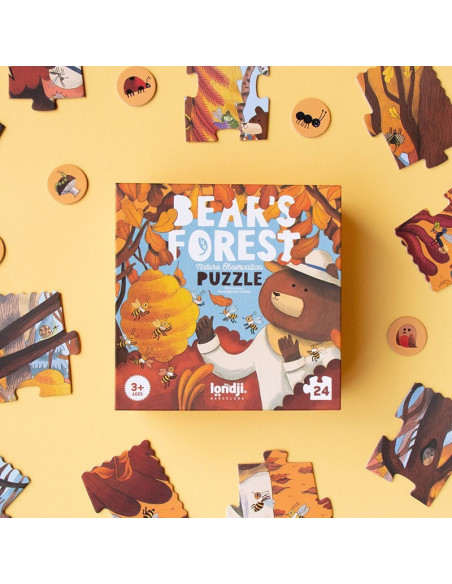 Puzzle Bear's Forest Londji | 24 peces +3 anys