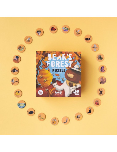 Puzzle Bear's Forest Londji | 24 peces +3 anys