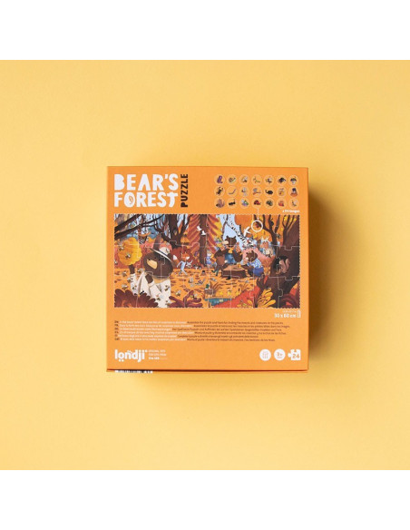 Puzzle Bear's Forest Londji | 24 peces +3 anys