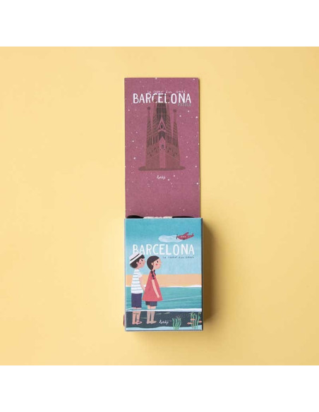Puzzle Barcelona Skyline Londji | 100 peces reversible