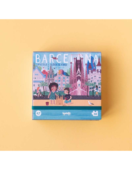 Puzzle Barcelona Sorra Londji | 50 peces +4 anys