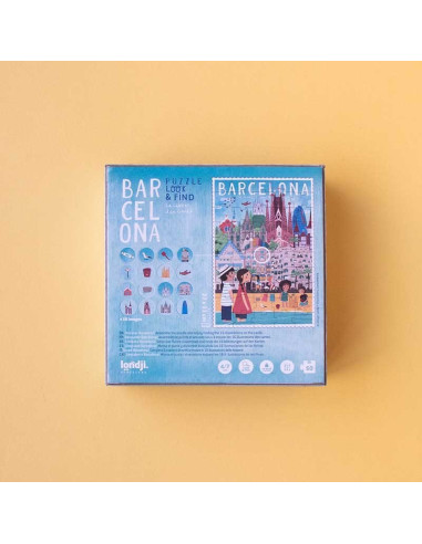 Puzzle Barcelona Sorra Londji | 50 peces +4 anys