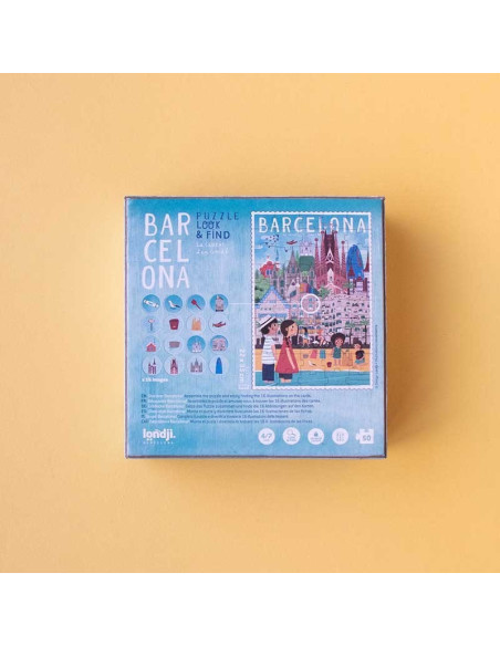 Puzzle Barcelona Sorra Londji | 50 peces +4 anys