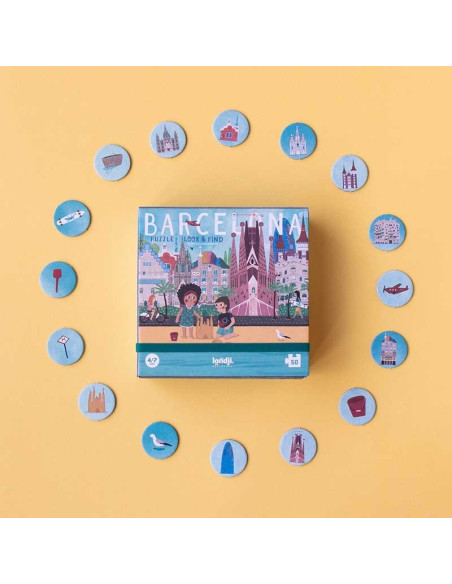 Puzzle Barcelona Sorra Londji | 50 peces +4 anys