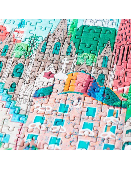 Puzzle Barcelona Gaudí Londji | 500 peces