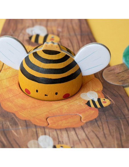 Puzzle BZZZ Londji | Primer puzzle de insectos +2 años