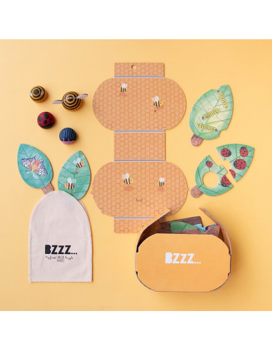 Puzzle BZZZ Londji | Primer puzzle de insectos +2 años