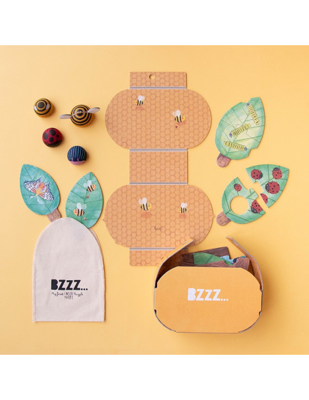 Puzzle BZZZ Londji | Primer puzzle de insectos +2 años