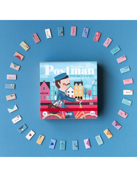 Pocket Game Postman Londji | Juego de observación +4 años