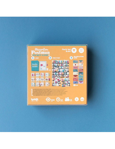 Pocket Game Postman Londji | Juego de observación +4 años