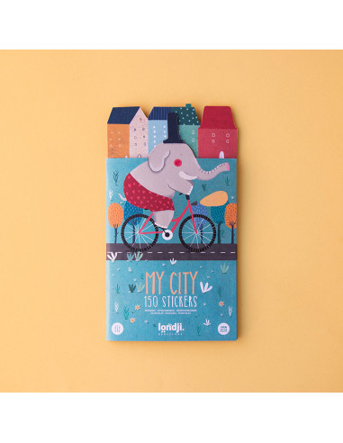 City Stickers Londji | 150 enganxines amovibles +3 anys