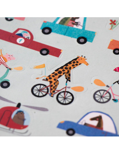 City Stickers Londji | 150 enganxines amovibles +3 anys