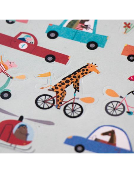 City Stickers Londji | 150 enganxines amovibles +3 anys