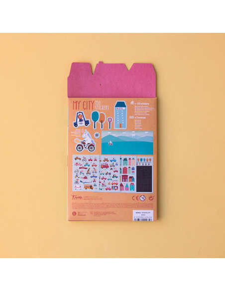 City Stickers Londji | 150 enganxines amovibles +3 anys