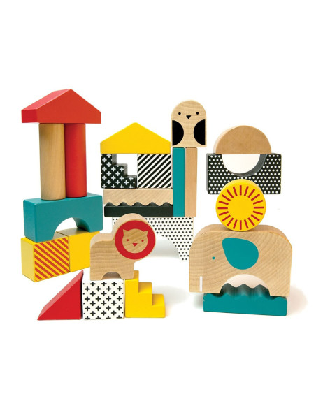 Blocs de fusta Animal Town | Construcció i imaginació | A Joc Lent