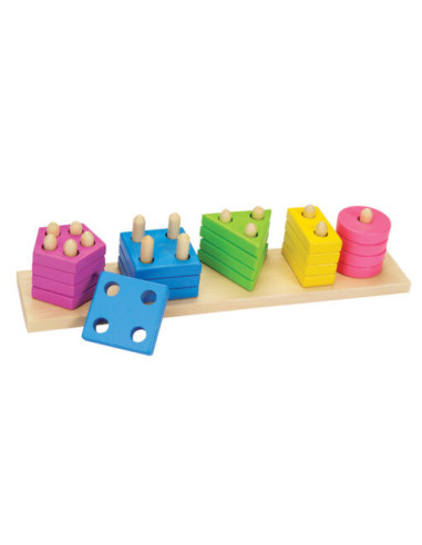 Joc encaixable de formes de colors | Joguina manipulativa infantil