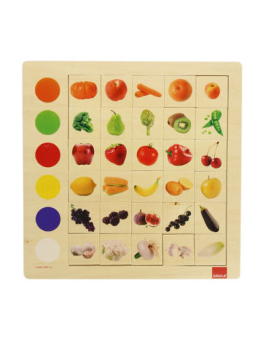 Puzle d’associació de colors | Joc educatiu visual | A Joc Lent