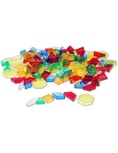 Set de blocs geomètrics translúcids