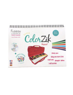 Partituras Colorzik Pianot | Partituras con código de colores para niños