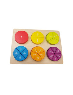 Puzzle de Aprendizaje de Fracciones | Juego educativo matemático