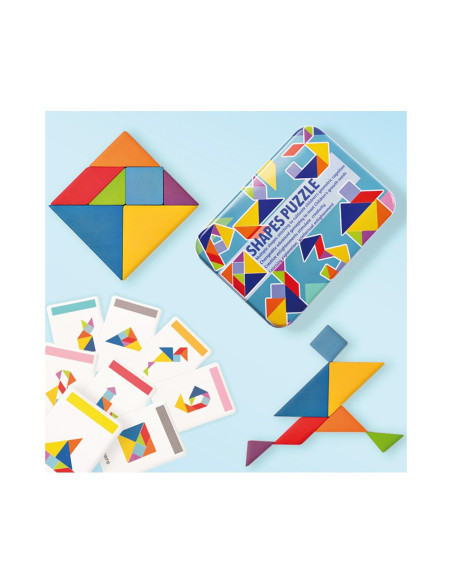 Tangram de fusta | Joc educatiu de formes i lògica