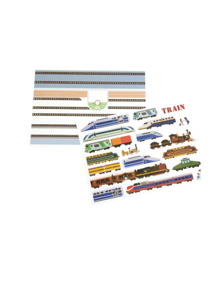 Adhesius de transport reutilitzables | Stickers estàtics infantils