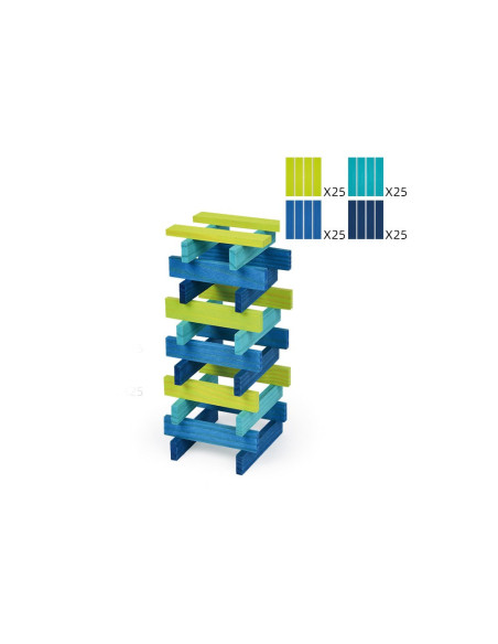 City Blocks – Blocs de construcció 100 peces | Joc infantil