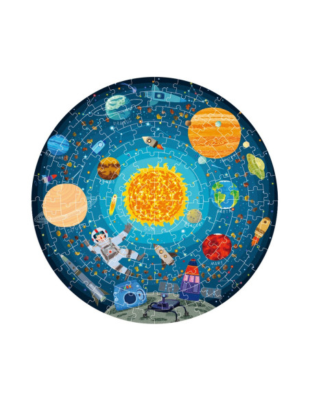 Puzzle espacial 150 piezas para niños | Rompecabezas educativo del espacio