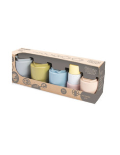 Vasos apilables BIO | Juego sensorial para bebés