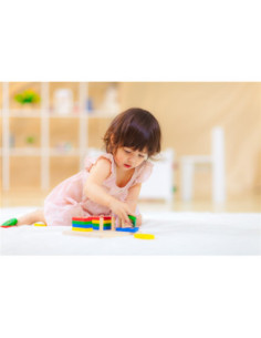 Figuras geométricas de madera | Juego educativo de encaje 2