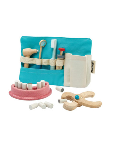 Set de dentista de fusta PlanToys | Joguina dentista infantil