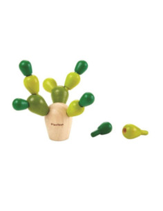 Mini cactus en equilibri PlanToys | Joc d’habilitat de fusta