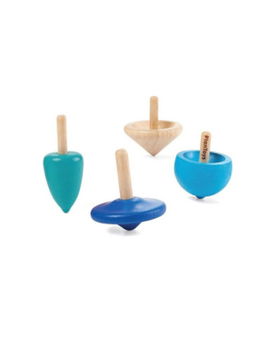 Peonzas de madera PlanToys | Juguete clásico de habilidad