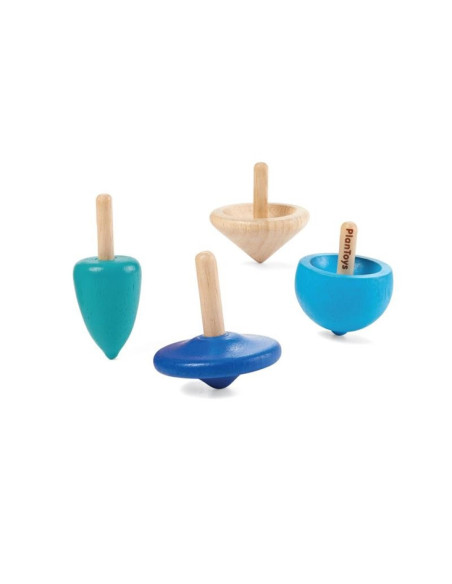 Baldufes de fusta PlanToys | Joc clàssic d’habilitat