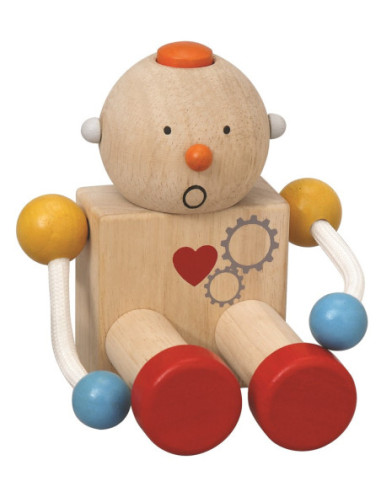 Robot de las emociones PlanToys | Juguete educativo de madera