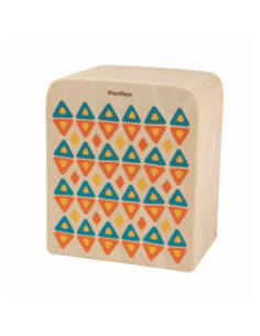 Cajón de percusión de madera PlanToys – instrumento musical infantil | A Joc Lent
