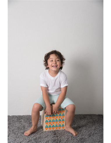 Cajón de percusión de madera PlanToys – instrumento musical infantil | A Joc Lent